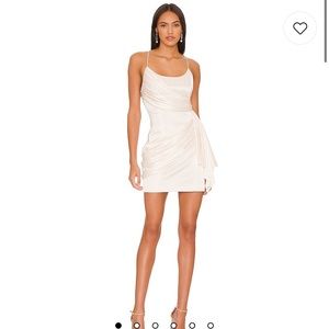 Alice + Olivia Svetlana Cami Dress in Off White